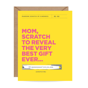 Best Gift Ever Mother's Day Scratch-off Card