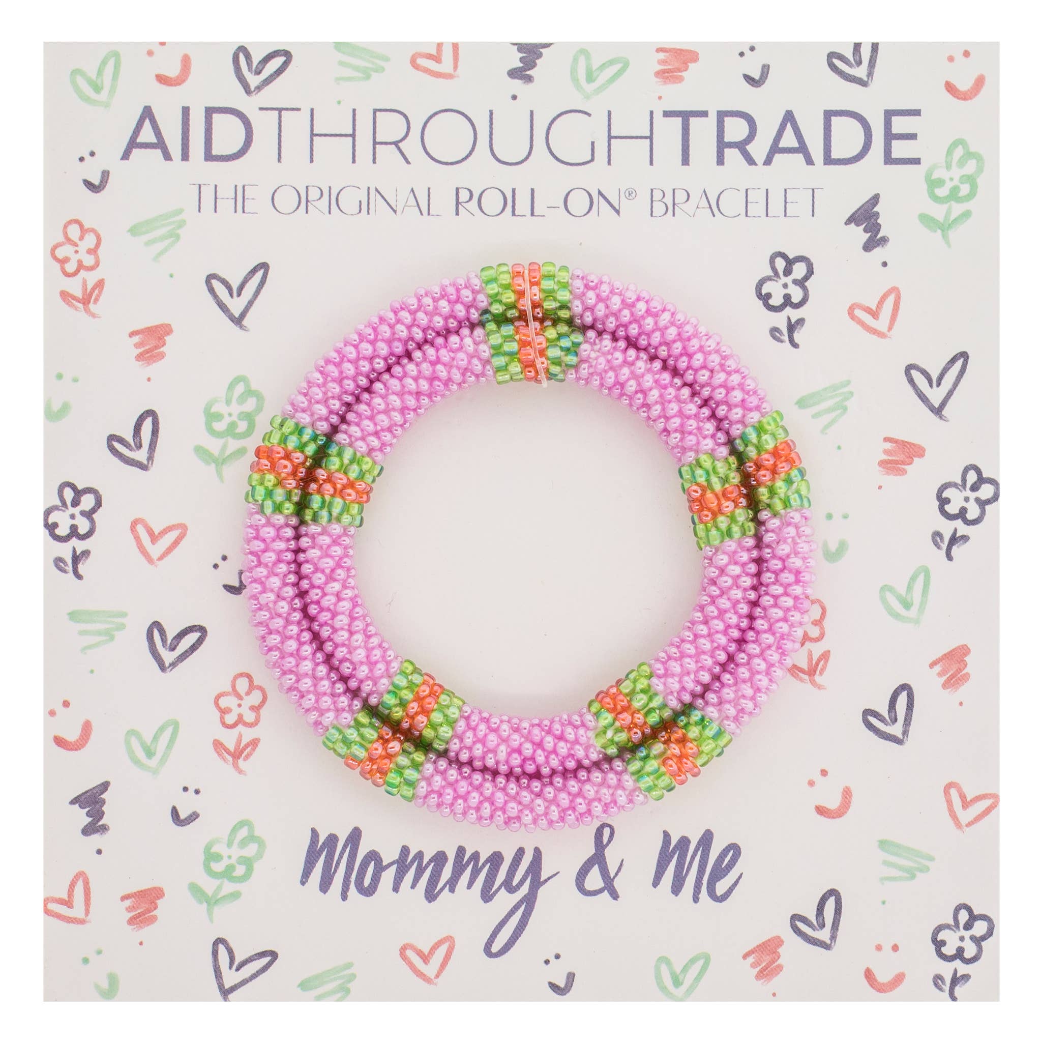 Mommy & Me Roll-On® Bracelets Tulip- Set of 2