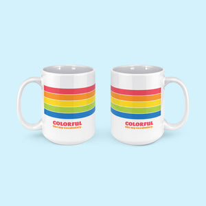 Colorful Vocabulary Mug