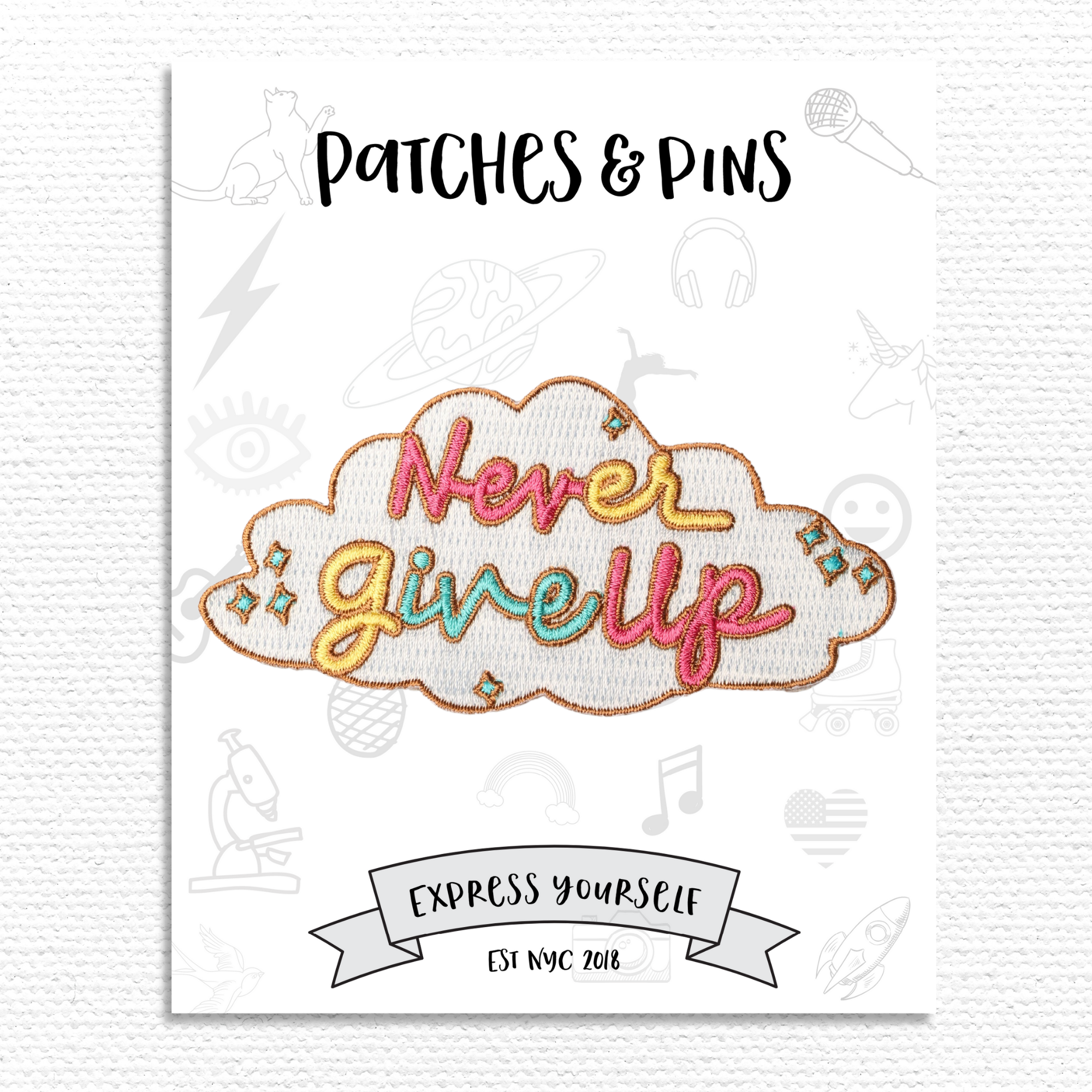Never give up Patch