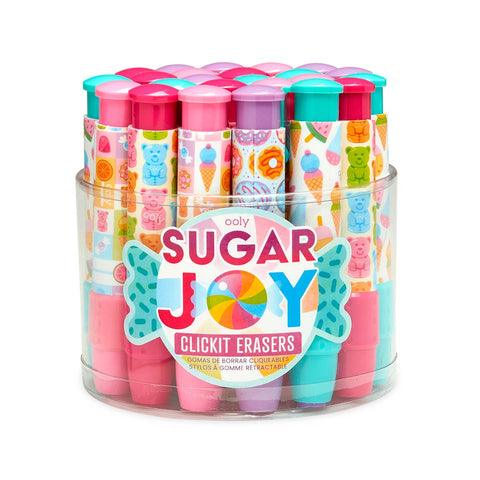 Click-It Erasers: Sugar Joy