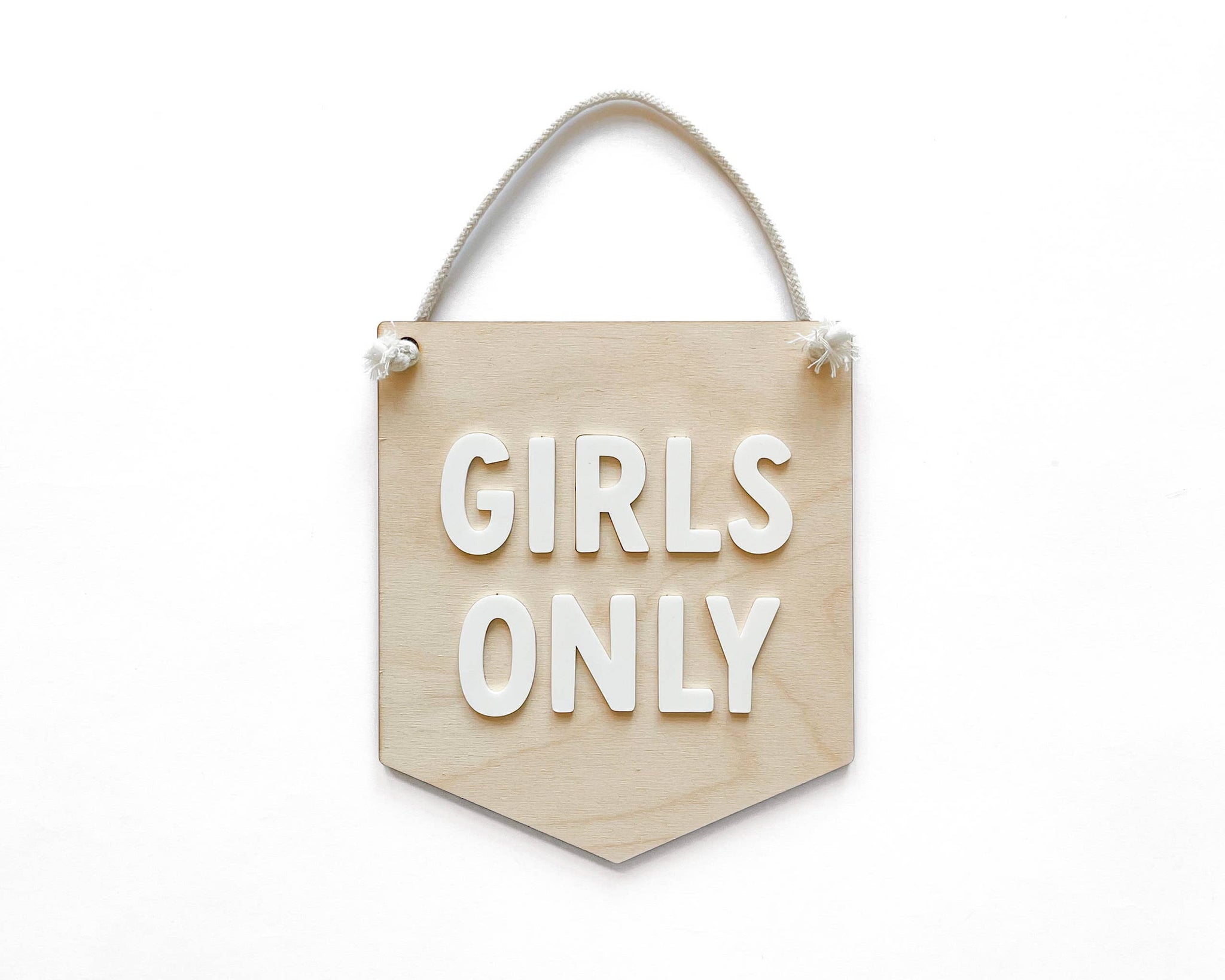 Girls Only Sign