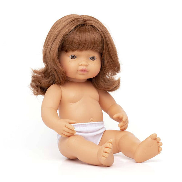 Baby Doll Redhead Girl 15"