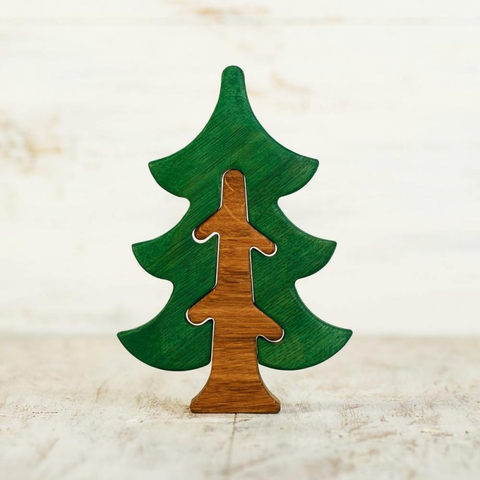 Wooden Fir-tree Puzzle