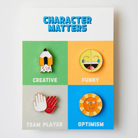 Character Pins - Set of 4