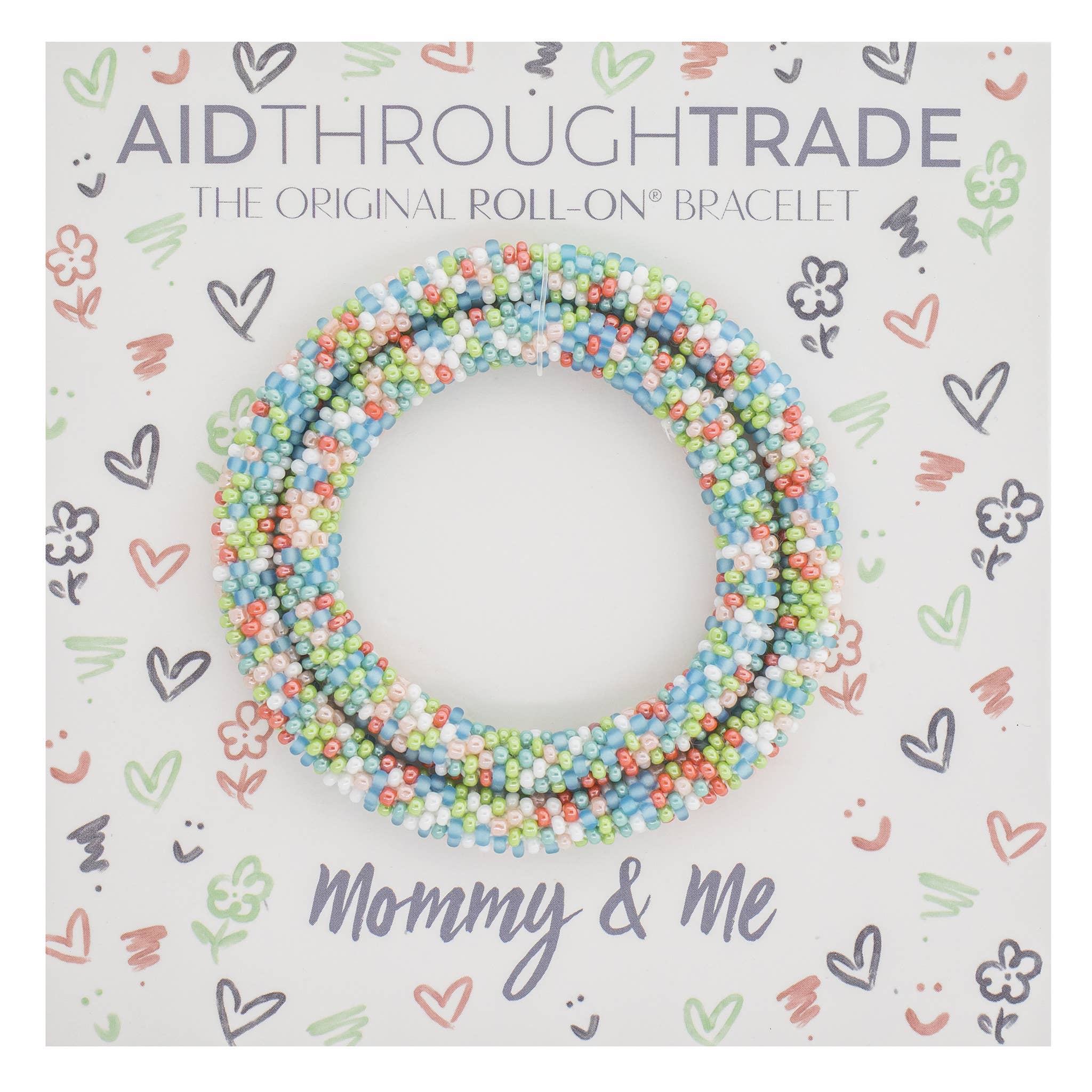 Mommy & Me Roll-On® Bracelets Sorbet- Set of 2