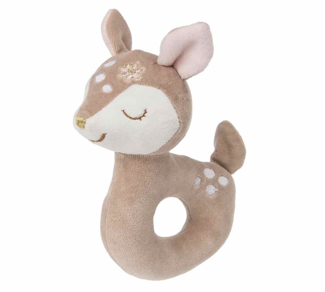 Itsy Glitzy Fawn Rattle