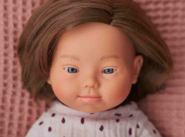 Down Syndrome Baby Doll Caucasian Girl 15"