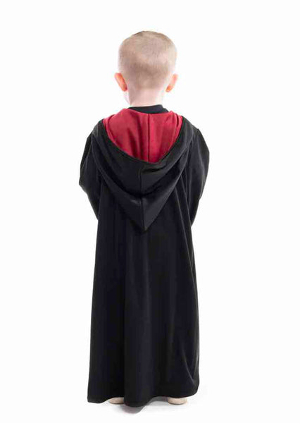 Red Hooded Wizard Robe - S/M 1-5 yrs