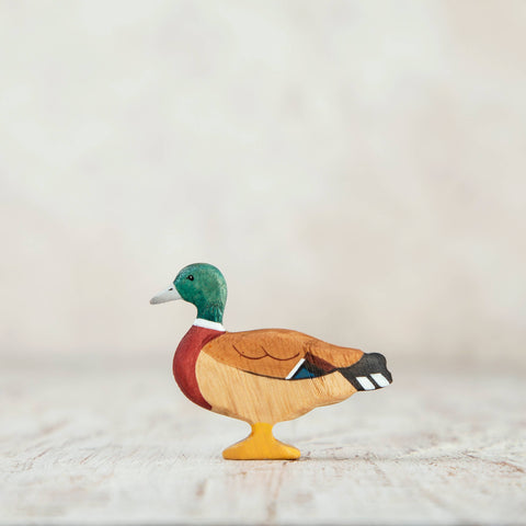 Mallard duck figurine