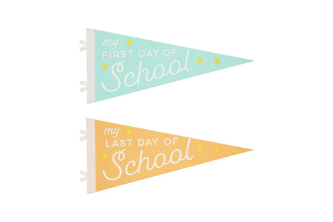 First and Last Day Pennant Flag