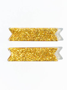 Fool's Gold Hair Clips