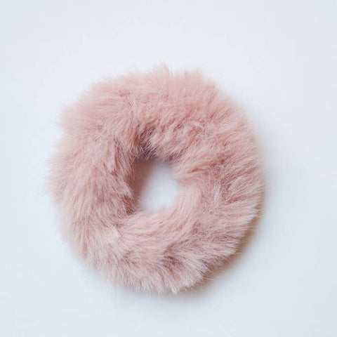 Fluffy Scrunchie - Dusty Pink