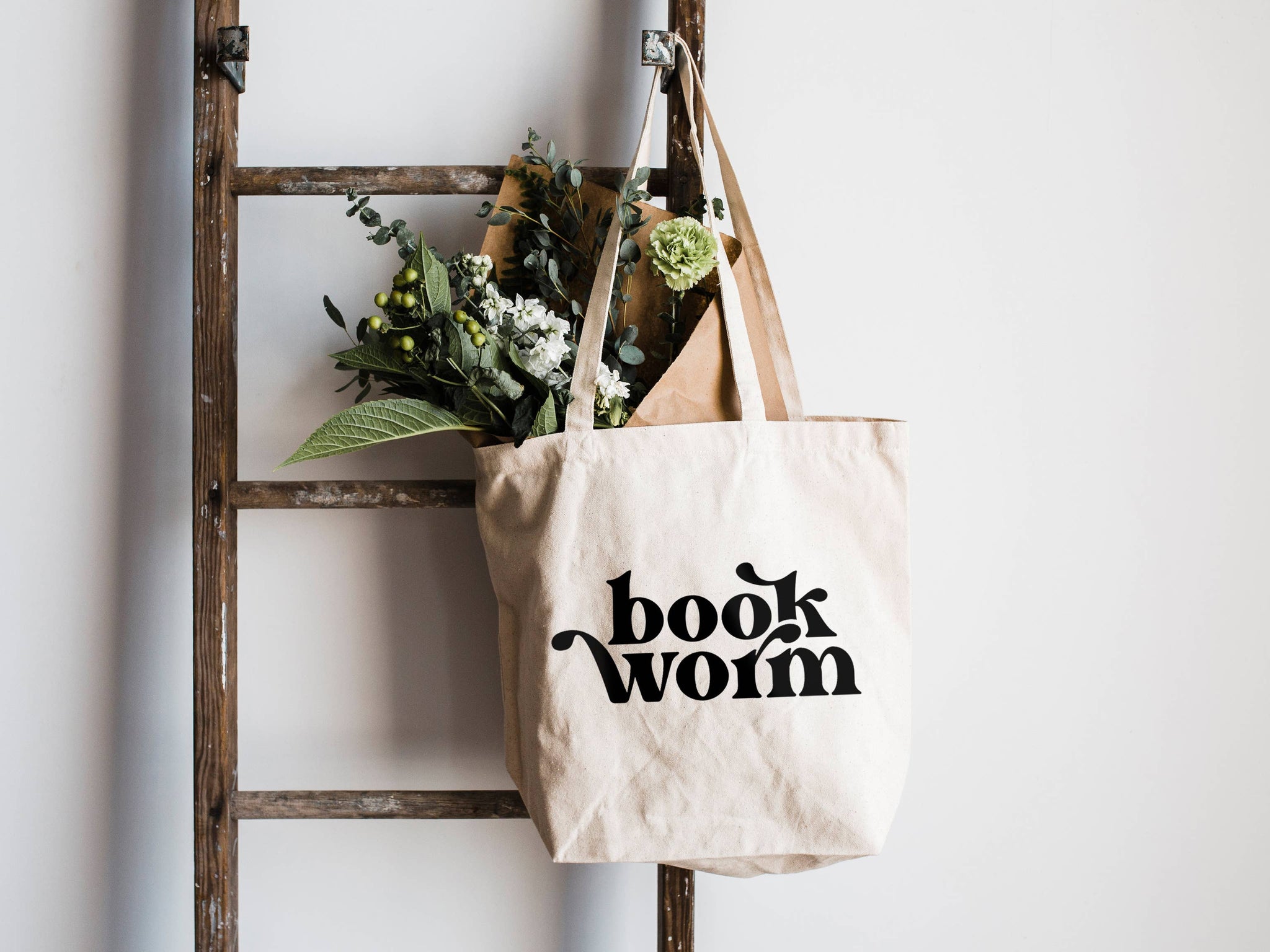 Bookworm Tote Bag