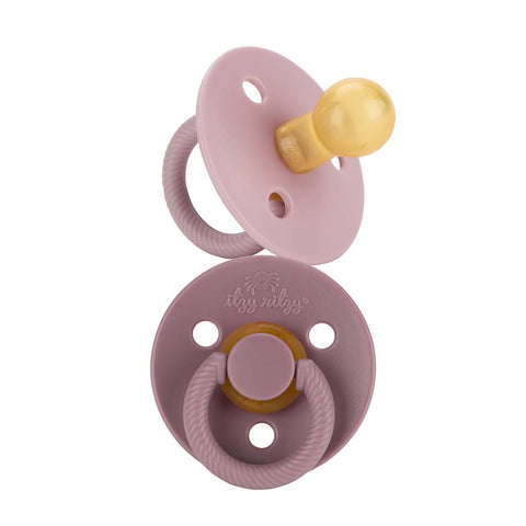 Itzy Soother™ Natural Rubber Pacifier Sets (Lilac/Orchid)