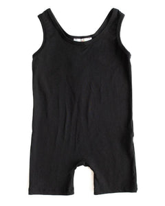 Gigi Bikeshort Romper - Black