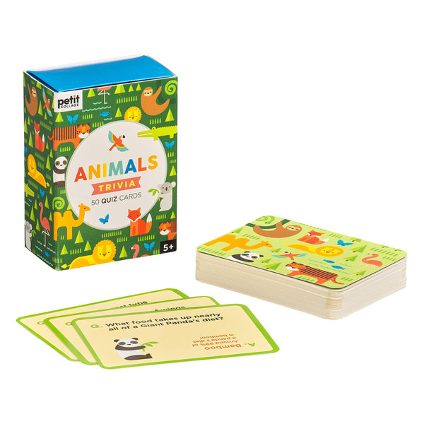 Animal Trivia Quiz Cards