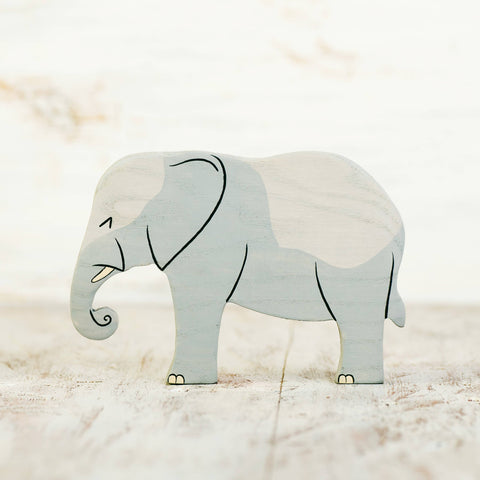 Wooden toy Elephant figurine