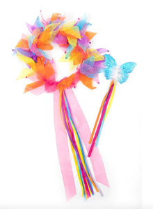 Rainbow Fairy Halo & Wand